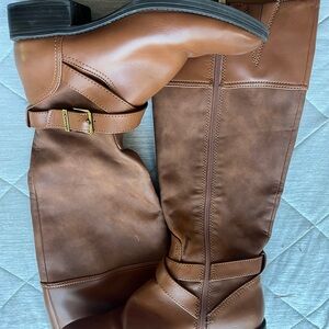 Circus Brown Leather Boots